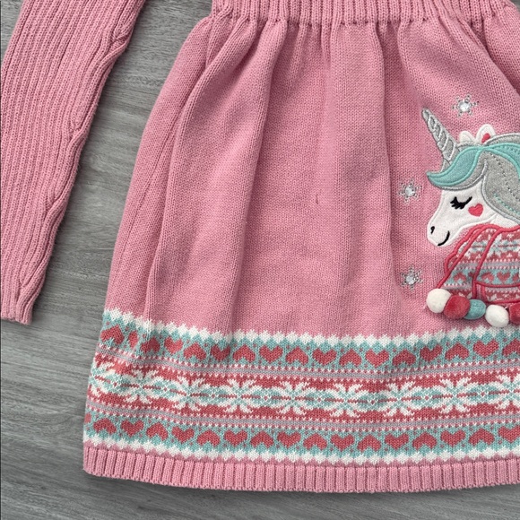 Cynthia Rowley Pink Knit Dress with Unicorn Design - Picture 6 of 9